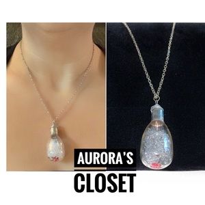 GE Lightbulb Pendant Necklace